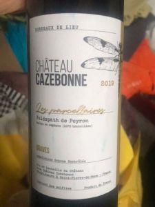 Feldspath de Peyron 2019, Sauvignon blanc en amphore